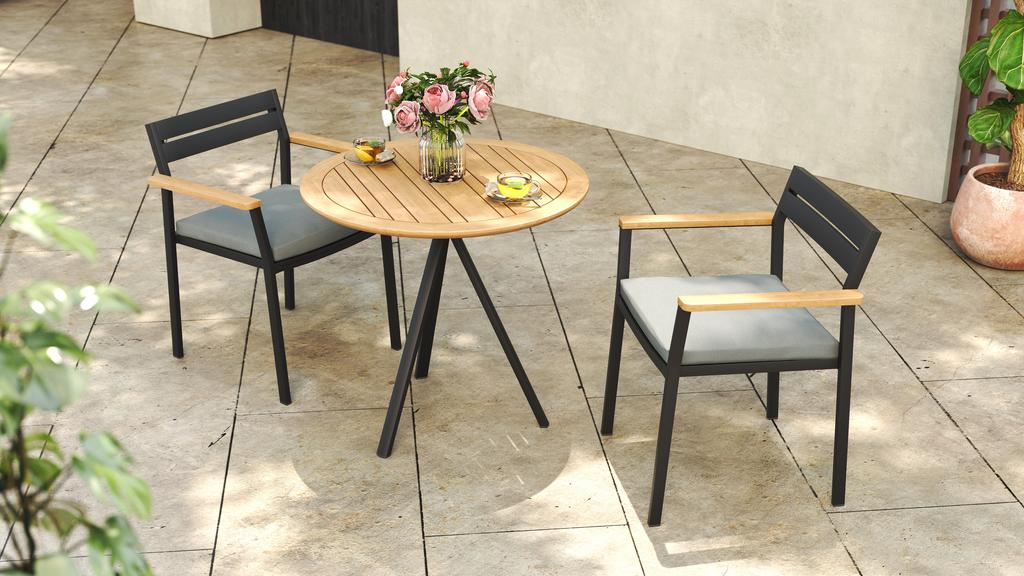 Golyam Round Bistro Table - Ambiance Image~~