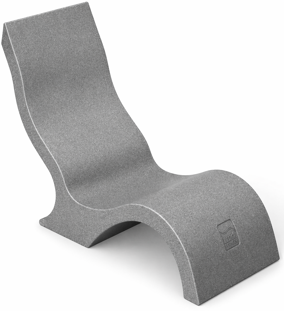 Ledge Signature 44″ Rectangular Resin In-Pool Lounge Chair