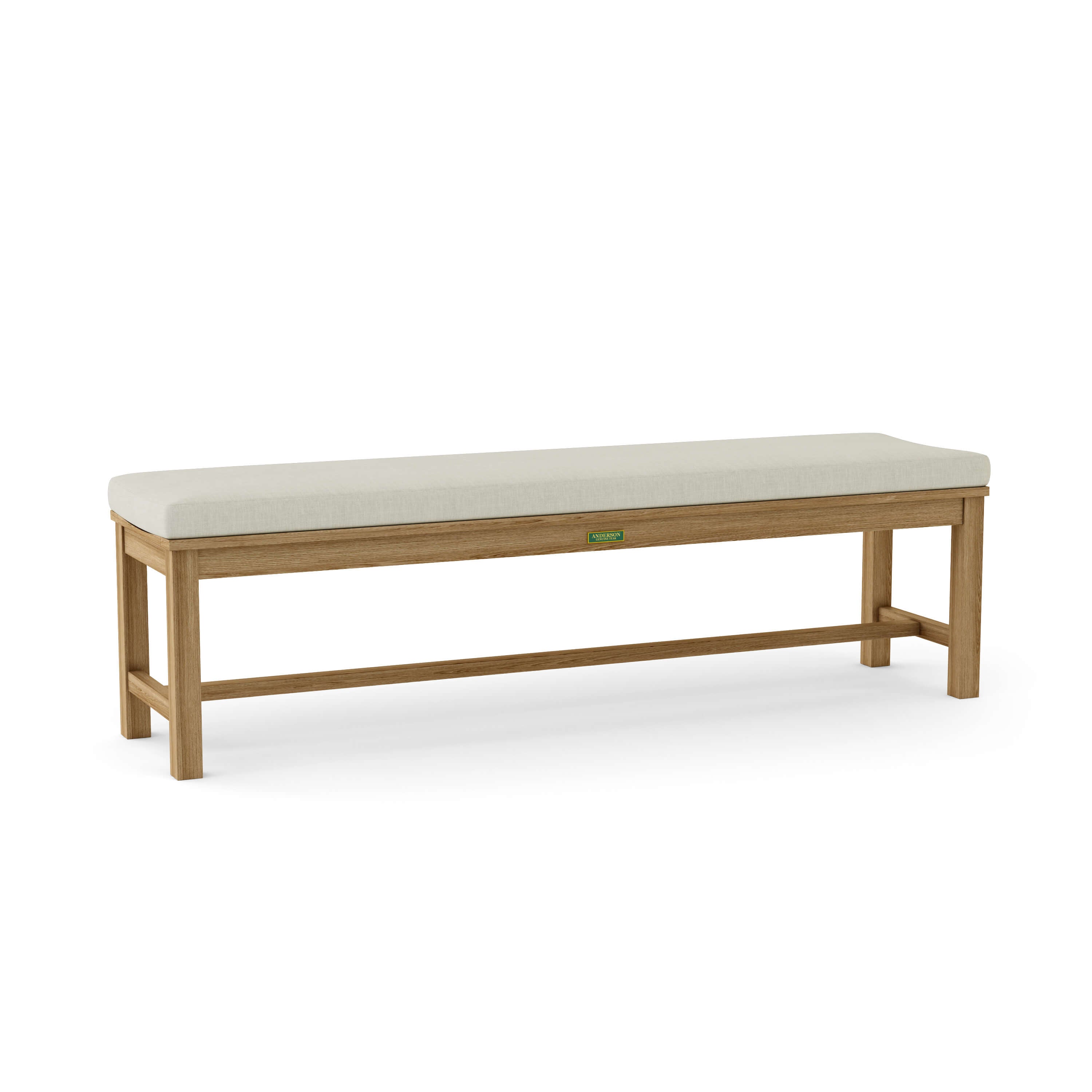 Anderson Teak – Casablanca 4-Seater Backless Bench – Curved Teak Seating