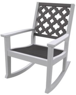 Seaside Greenwich Rocker Provincial – Modern Outdoor Patio Rocking Chair