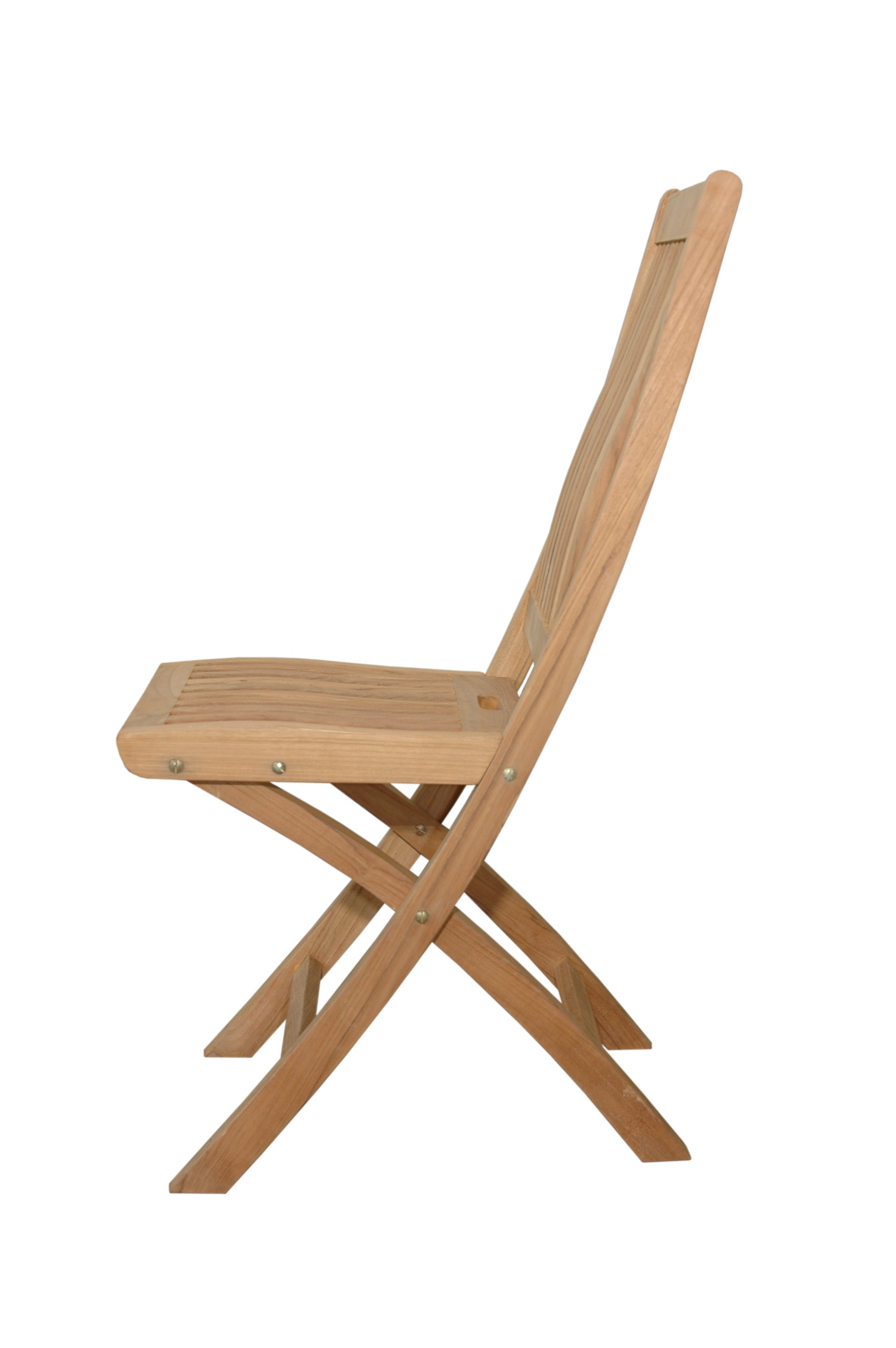 Anderson Teak Tropico Folding Chair (2-PC) – Solid Teak Outdoor Seating
