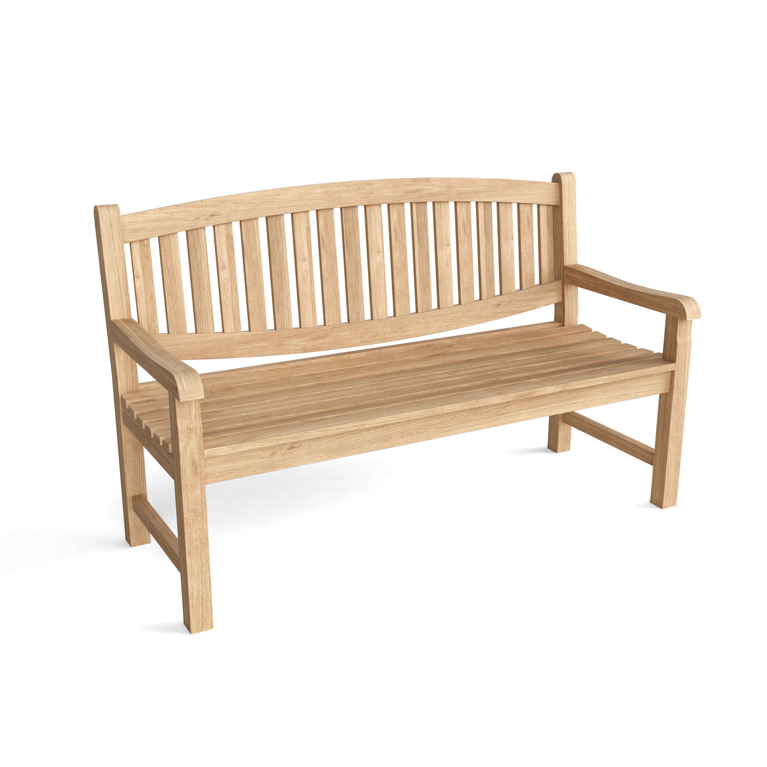 Anderson Teak Kingston 3-Seater Bench – Solid Teak Outdoor Garden Bench