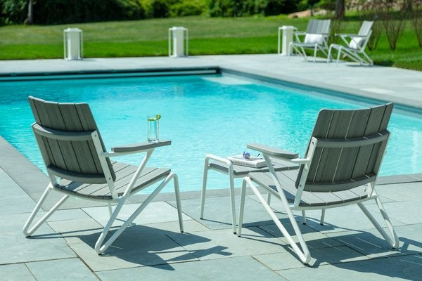 Seaside HIP Club Chair – Outdoor Aluminum Lounge Chair