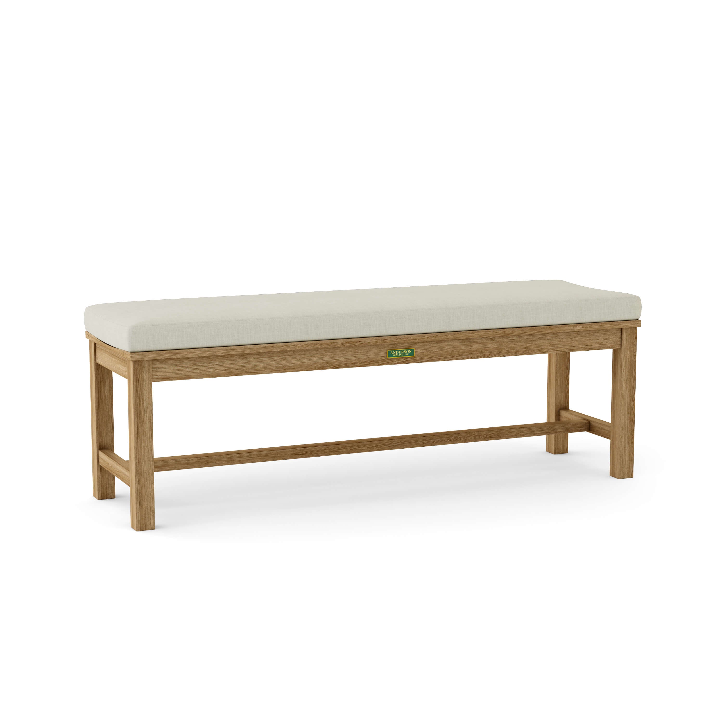 Anderson Teak – Casablanca 3-Seater Backless Bench – Curved Teak Seating