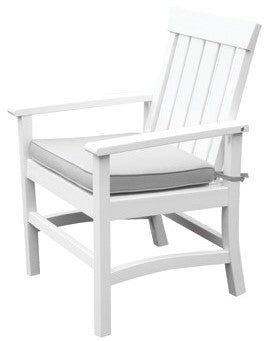 Seaside Hampton Dining Chair – Elegant Outdoor Patio Seating