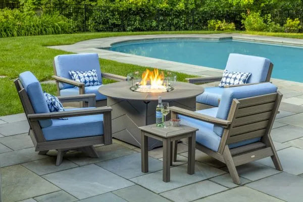 Seaside Aura Fire Table 6″ Dining Height Riser – Outdoor Fire Table Height Extension