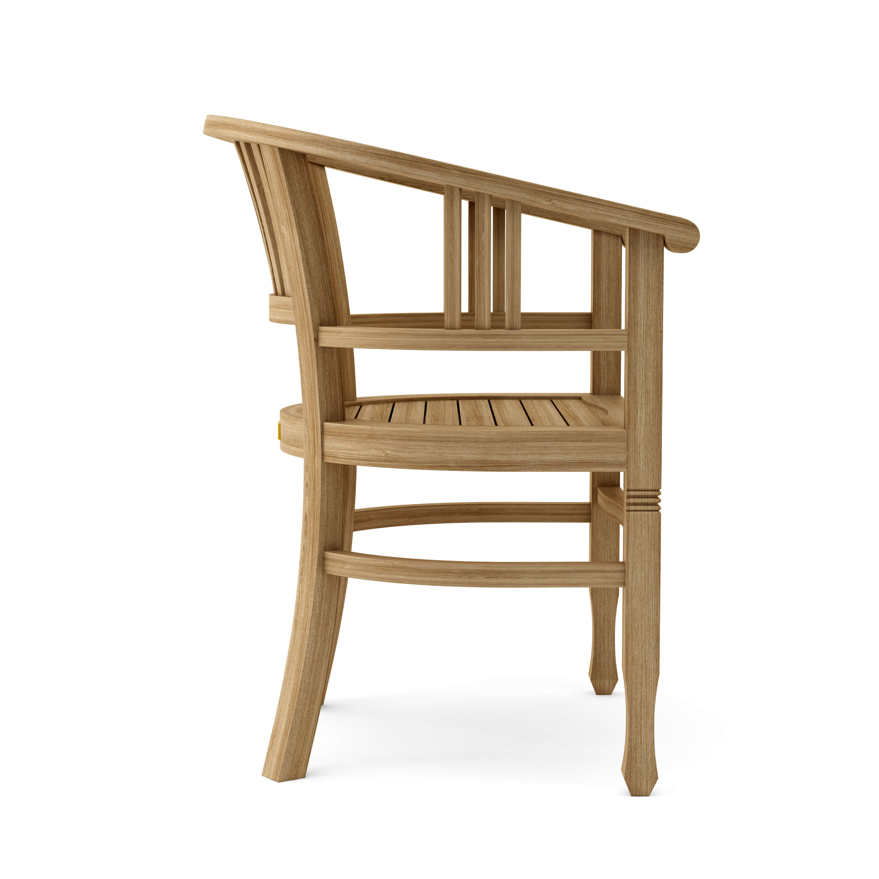 Anderson Teak Captain Dining Armchair – Solid Teak Outdoor Dining Seating