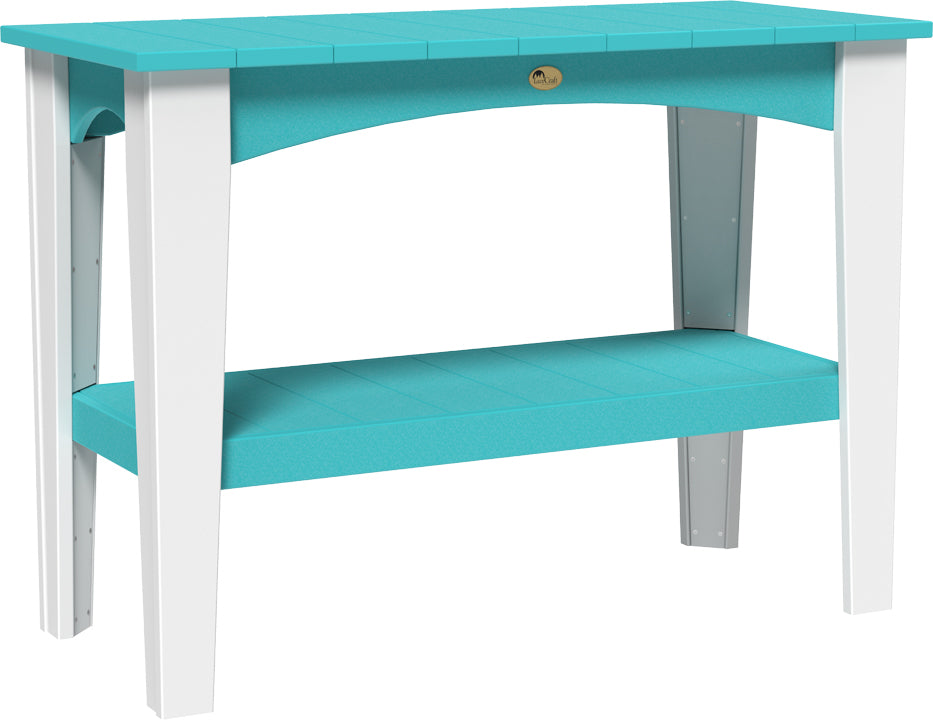 LuxCraft – Island Buffet Table – Modern Outdoor Serving Table for Entertaining