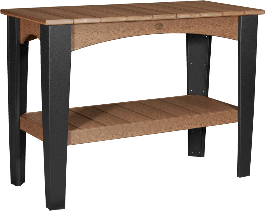 LuxCraft – Island Buffet Table – Modern Outdoor Serving Table for Entertaining