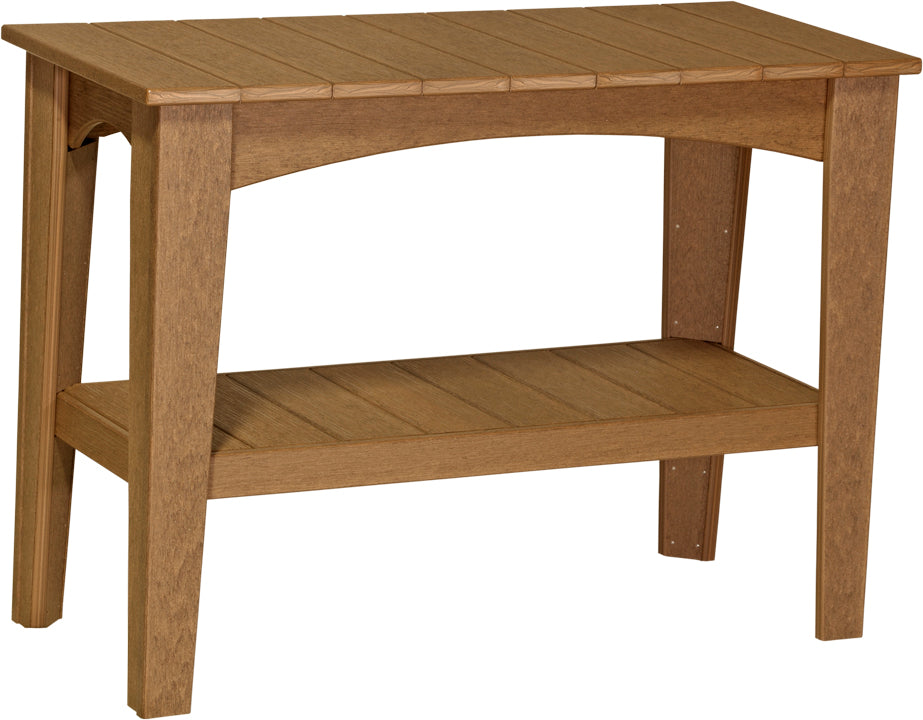 LuxCraft – Island Buffet Table – Modern Outdoor Serving Table for Entertaining