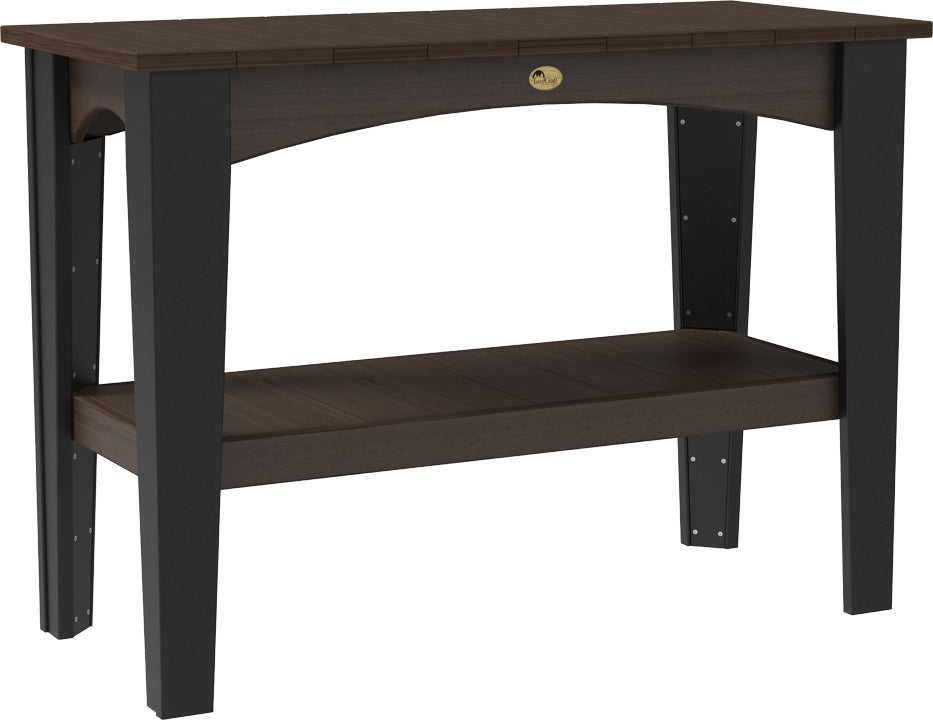 LuxCraft – Island Buffet Table – Modern Outdoor Serving Table for Entertaining