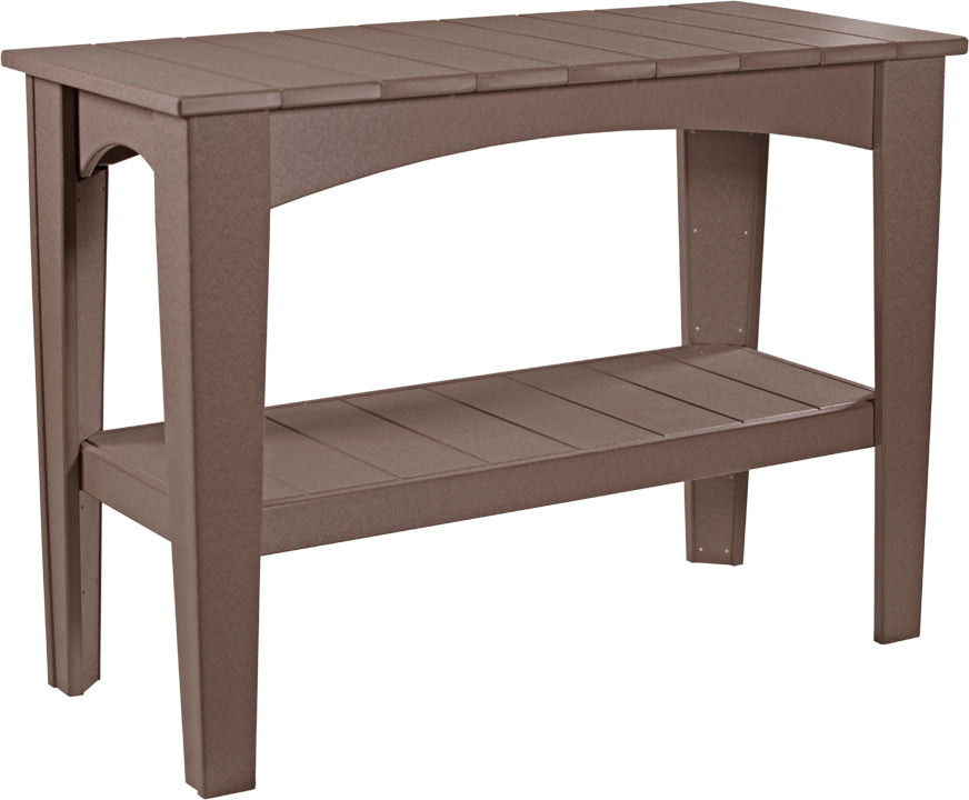 LuxCraft – Island Buffet Table – Modern Outdoor Serving Table for Entertaining