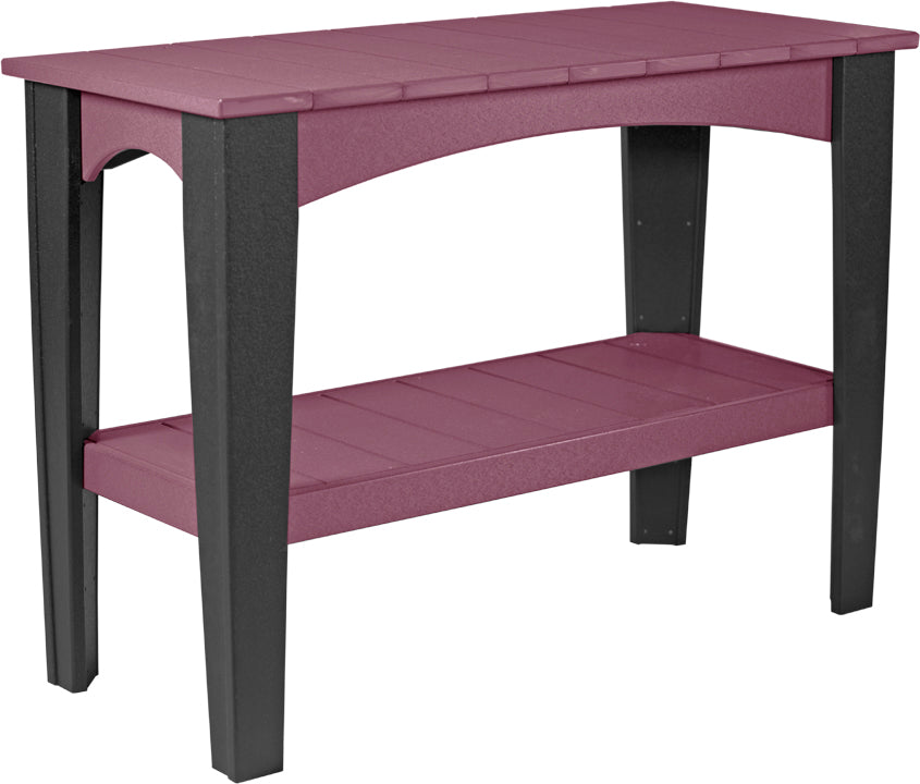 LuxCraft – Island Buffet Table – Modern Outdoor Serving Table for Entertaining