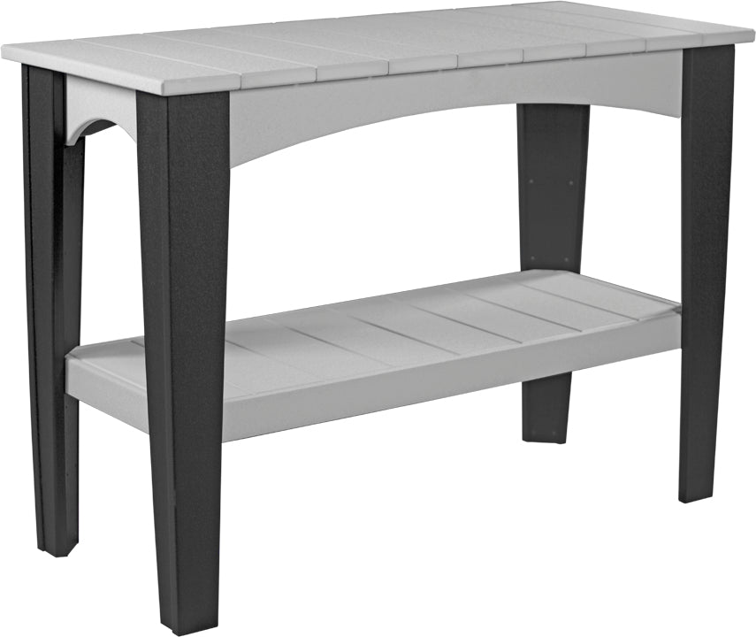 LuxCraft – Island Buffet Table – Modern Outdoor Serving Table for Entertaining