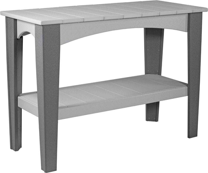 LuxCraft – Island Buffet Table – Modern Outdoor Serving Table for Entertaining