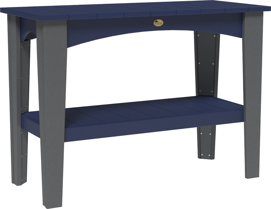 LuxCraft – Island Buffet Table – Modern Outdoor Serving Table for Entertaining