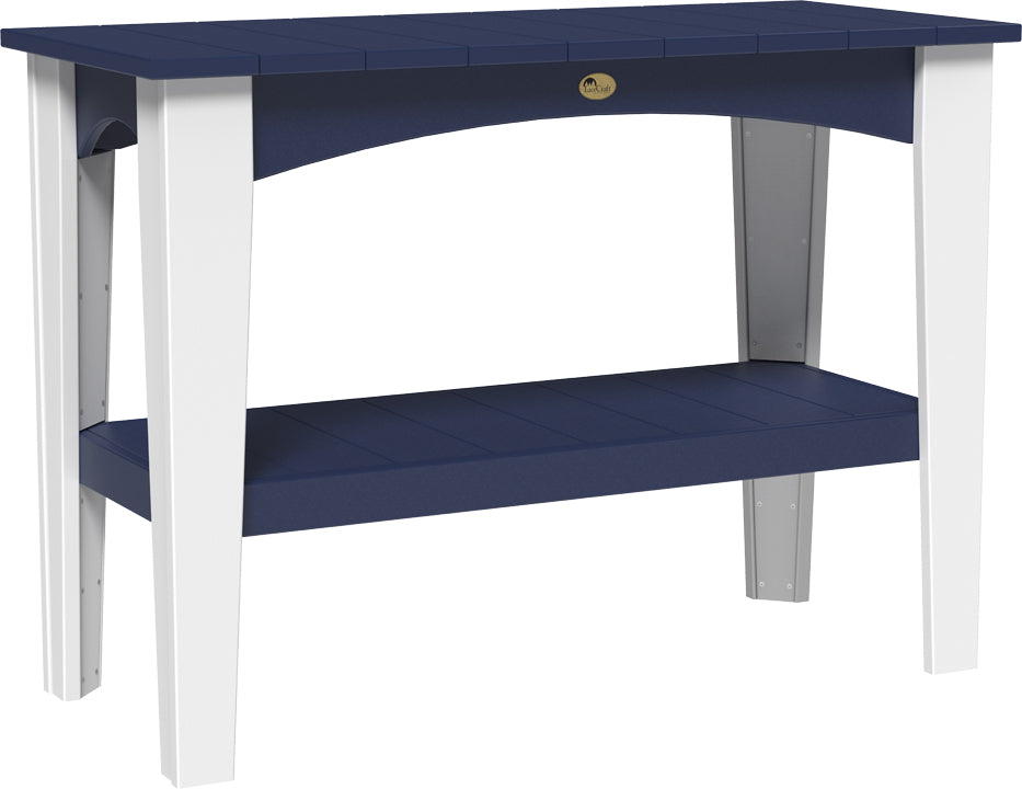LuxCraft – Island Buffet Table – Modern Outdoor Serving Table for Entertaining