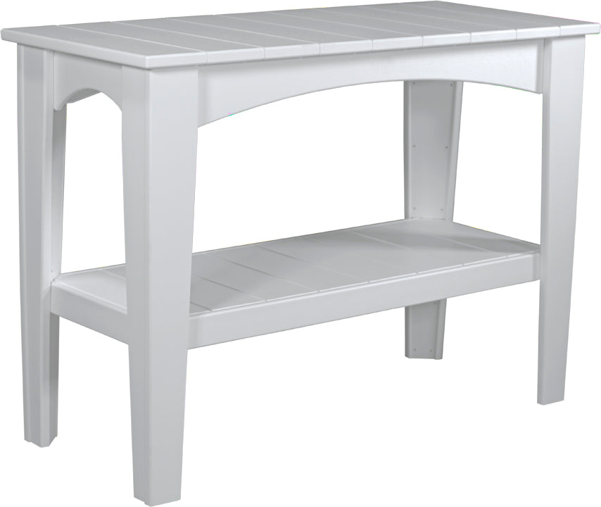 LuxCraft – Island Buffet Table – Modern Outdoor Serving Table for Entertaining