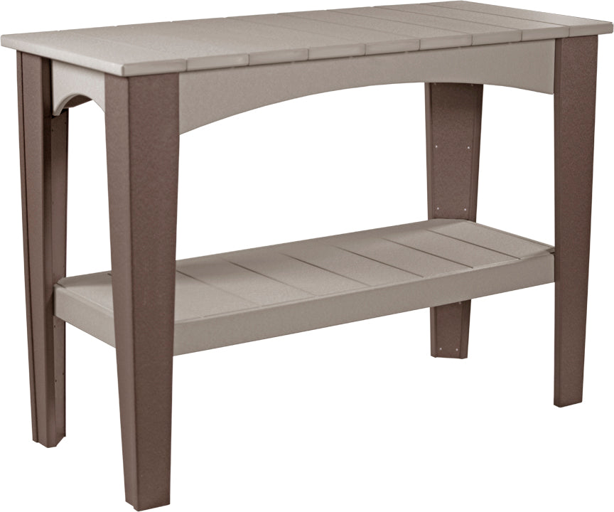 LuxCraft – Island Buffet Table – Modern Outdoor Serving Table for Entertaining