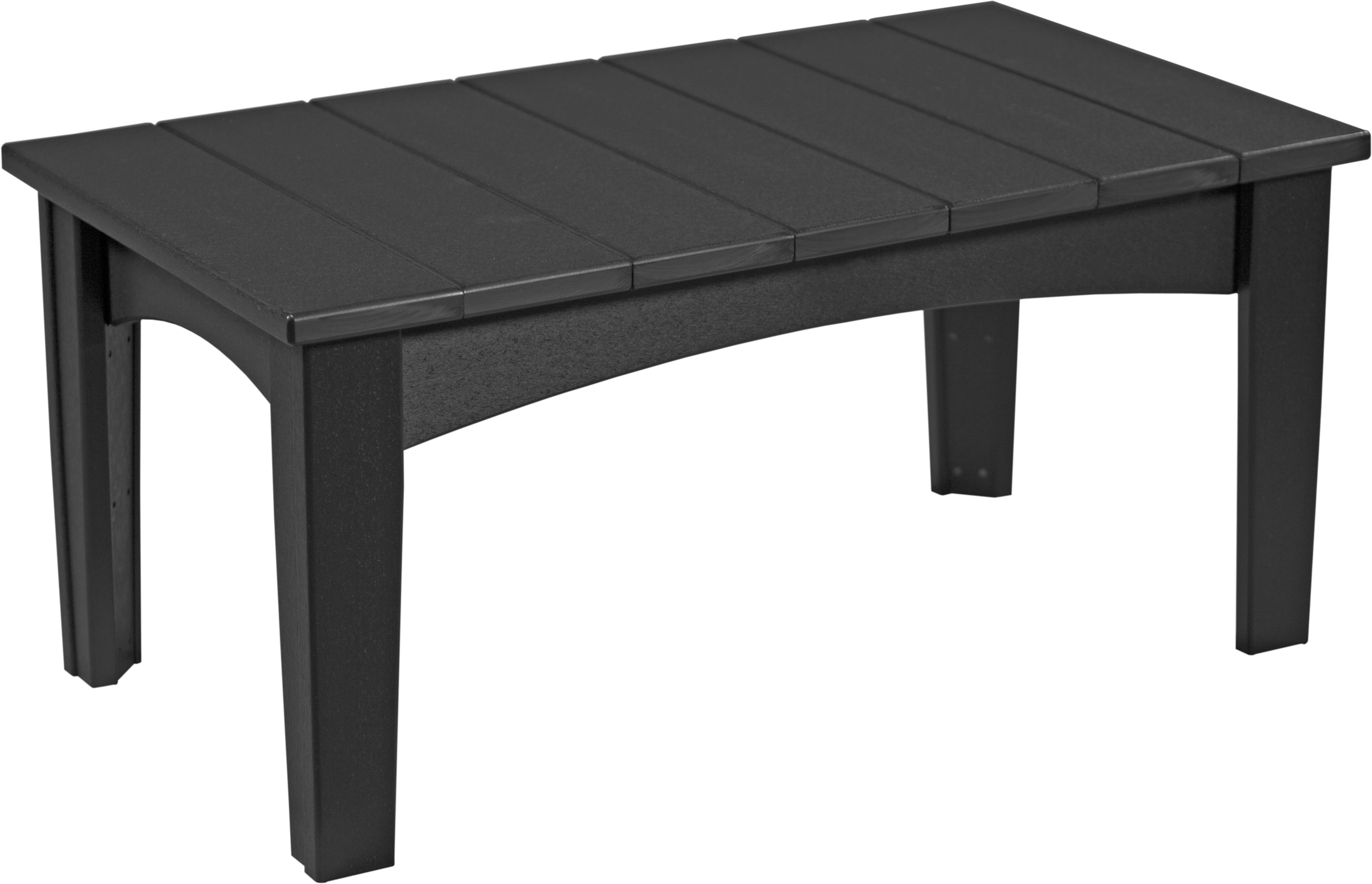 LuxCraft – Island Coffee Table – Modern Outdoor Coffee Table for Patio Lounge