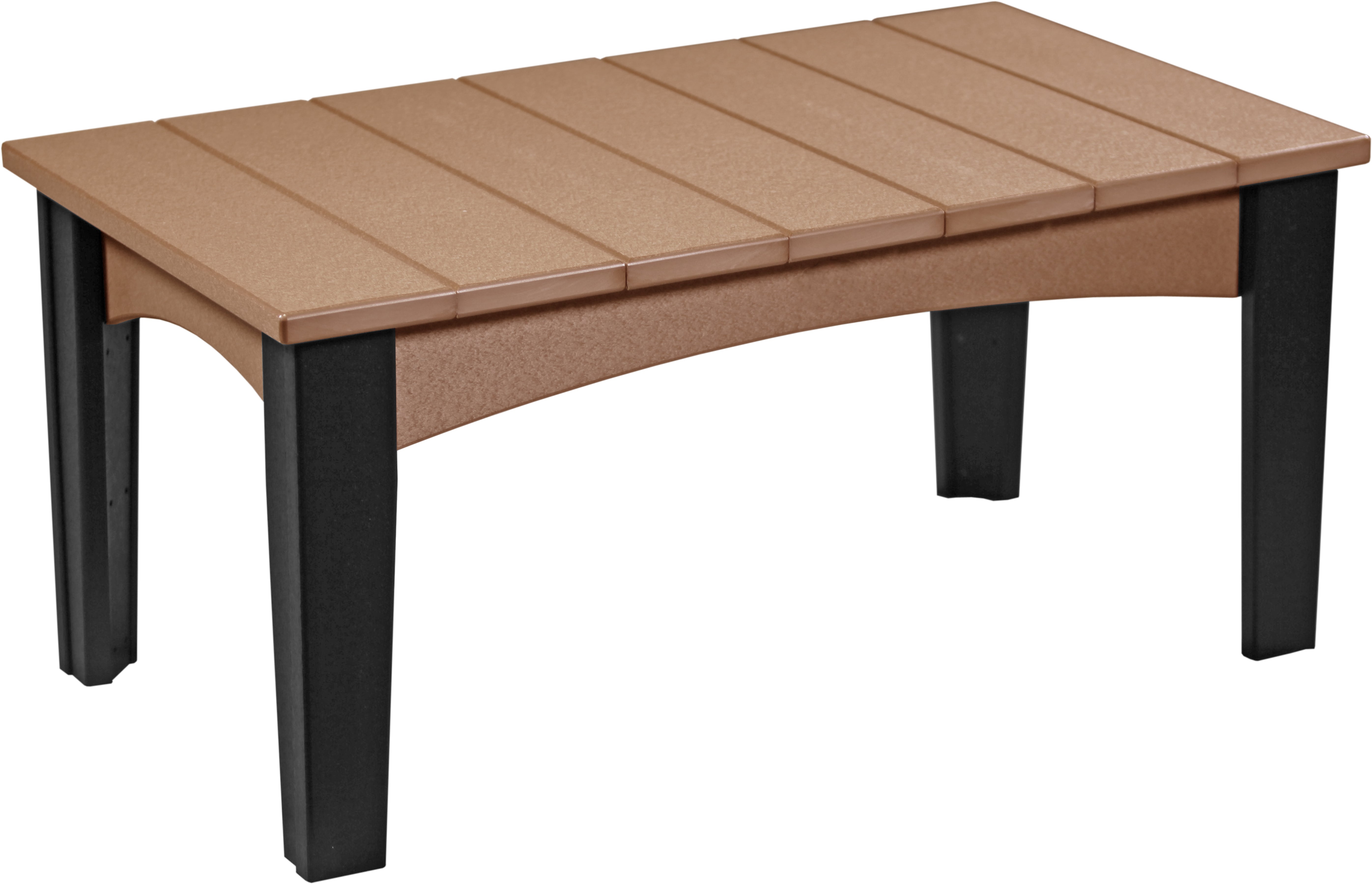 LuxCraft – Island Coffee Table – Modern Outdoor Coffee Table for Patio Lounge