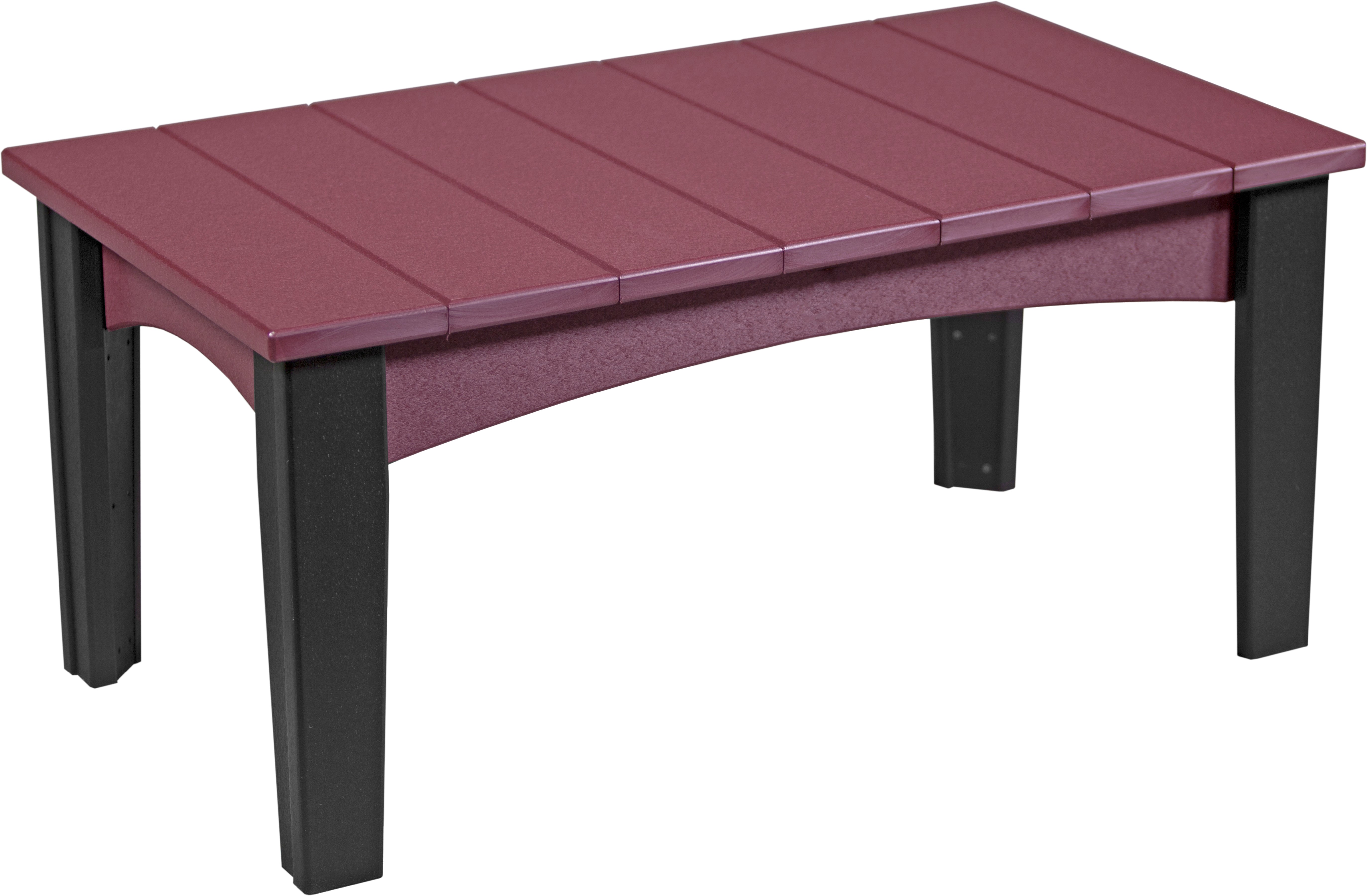 LuxCraft – Island Coffee Table – Modern Outdoor Coffee Table for Patio Lounge