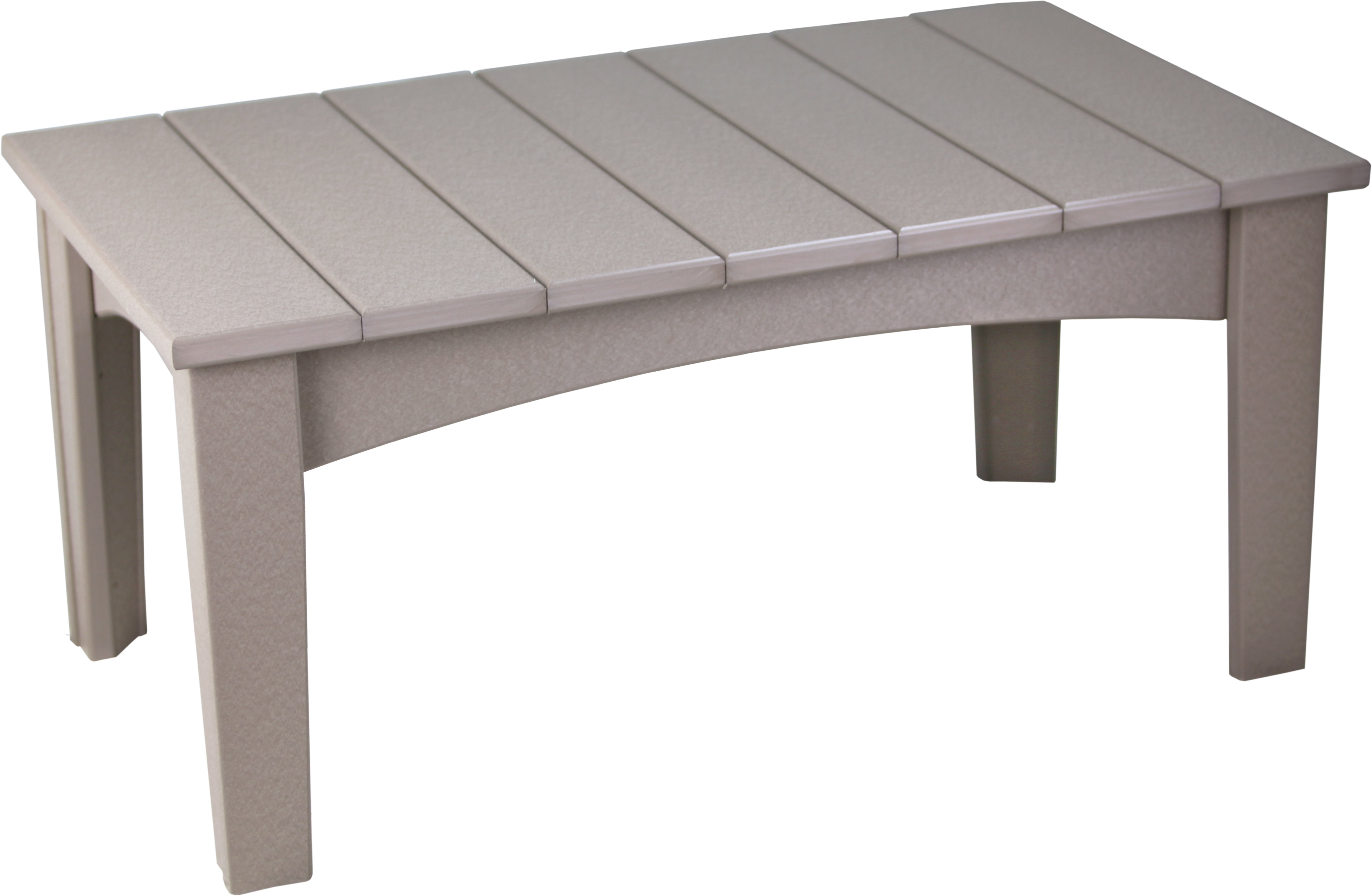 LuxCraft – Island Coffee Table – Modern Outdoor Coffee Table for Patio Lounge