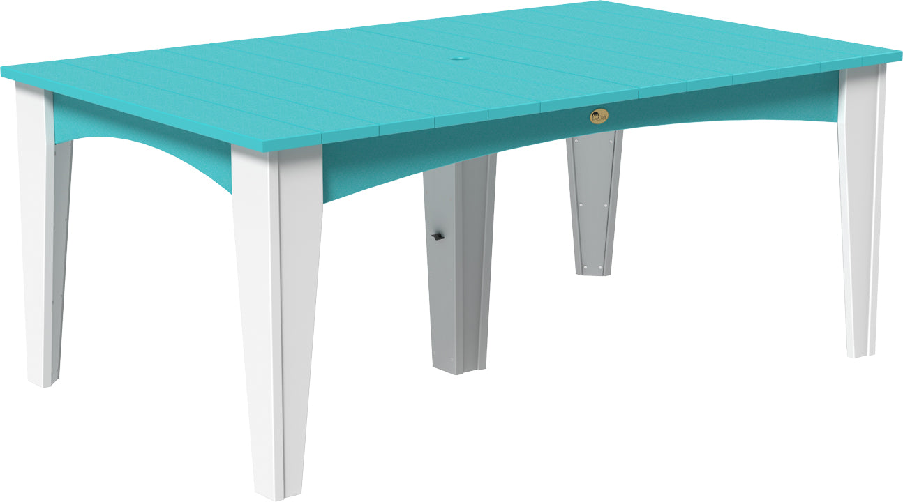 LuxCraft – Island Dining Table 44″ x 72″ – Modern Outdoor Table for Six