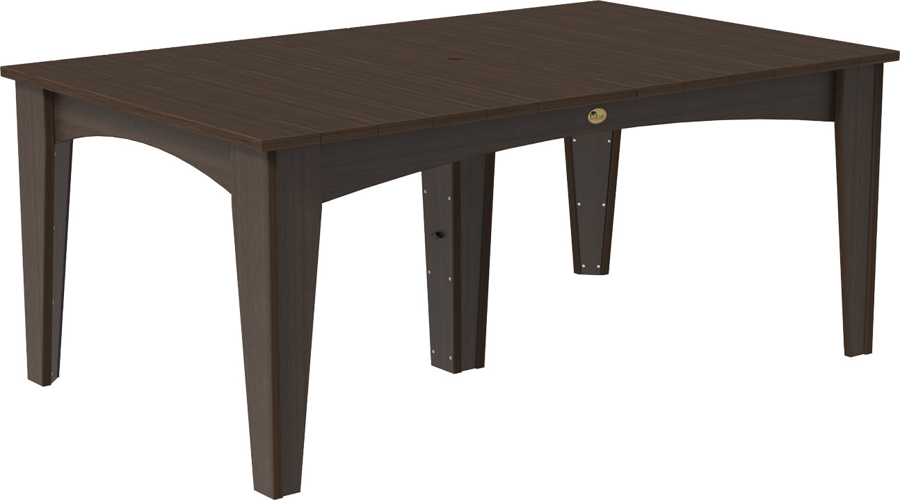 LuxCraft – Island Dining Table 44″ x 72″ – Modern Outdoor Table for Six