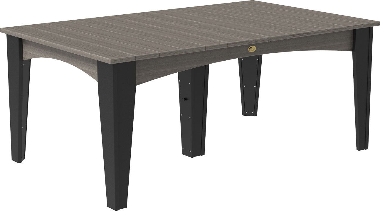 LuxCraft – Island Dining Table 44″ x 72″ – Modern Outdoor Table for Six