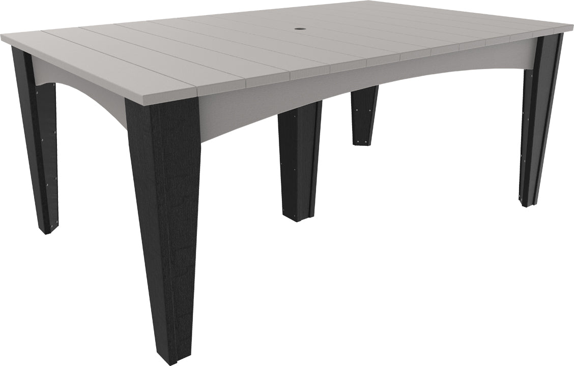 LuxCraft – Island Dining Table 44″ x 72″ – Modern Outdoor Table for Six