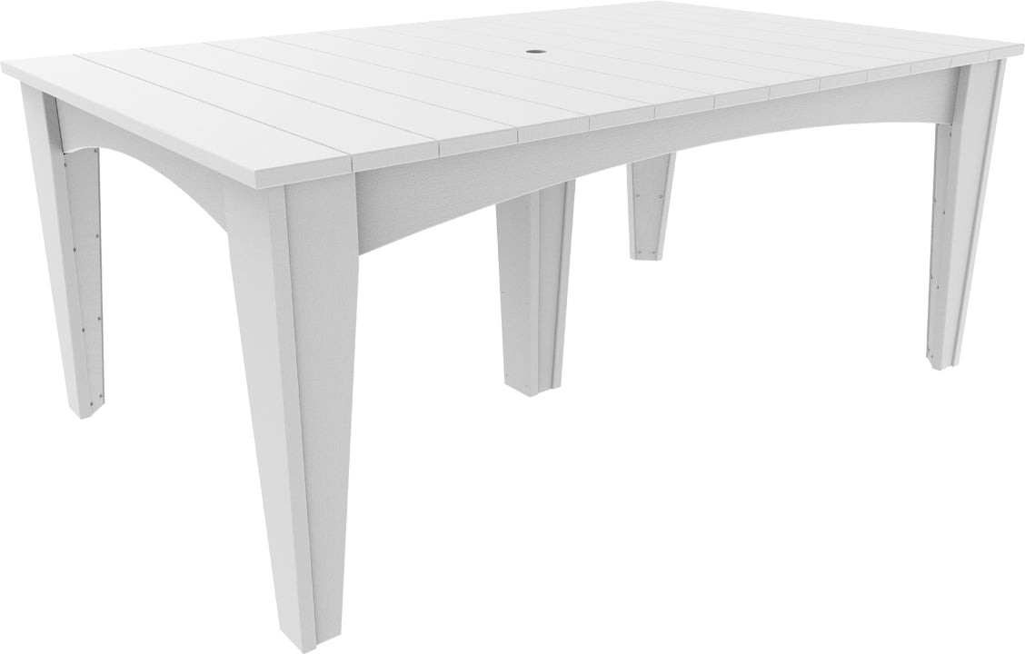 LuxCraft – Island Dining Table 44″ x 72″ – Modern Outdoor Table for Six