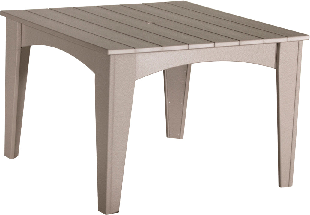 LuxCraft – 44″ Square Island Dining Table – Outdoor Table for Four Guests