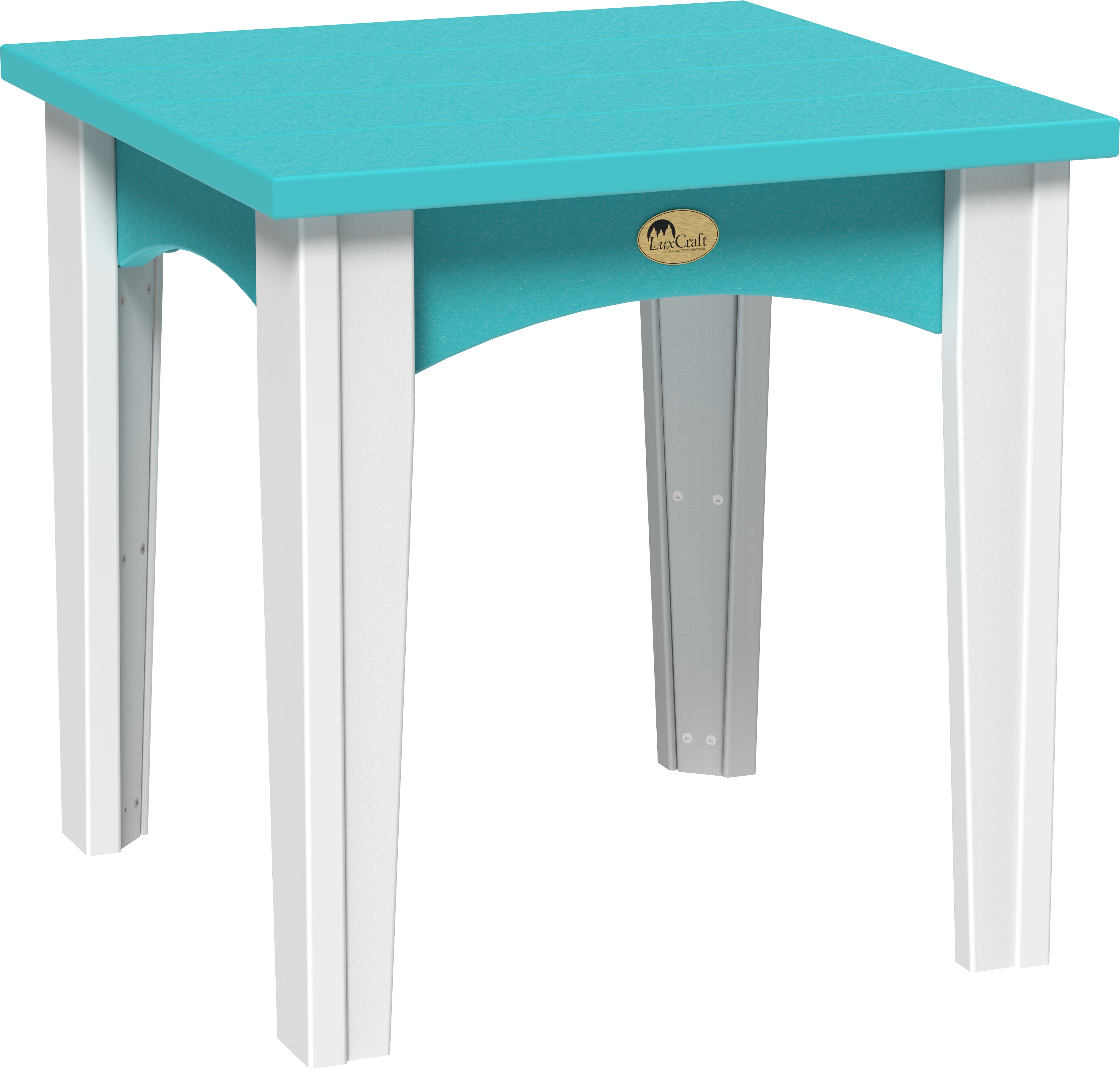LuxCraft – Island End Table – Modern Outdoor Side Table for Patio Seating