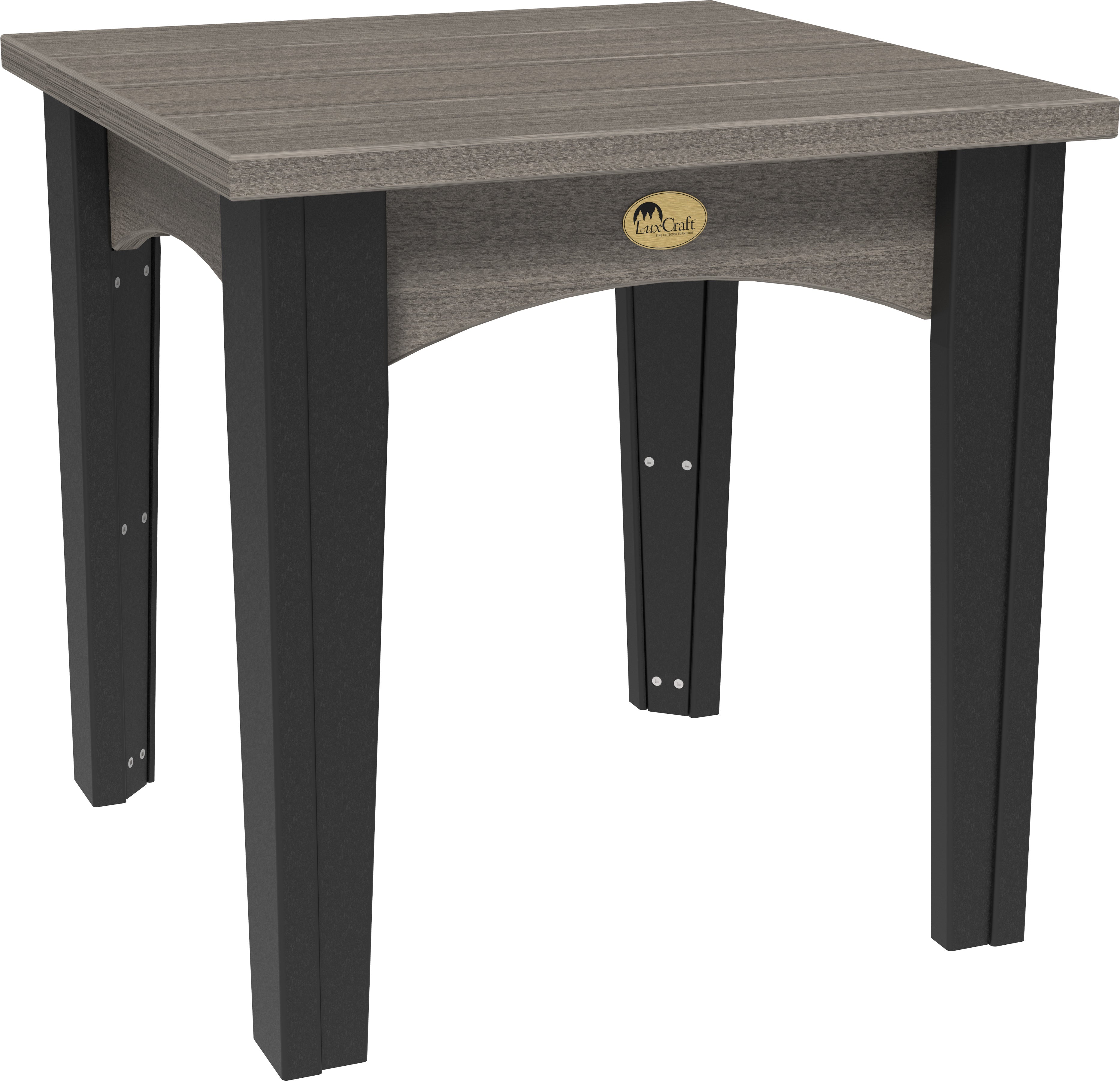 LuxCraft – Island End Table – Modern Outdoor Side Table for Patio Seating