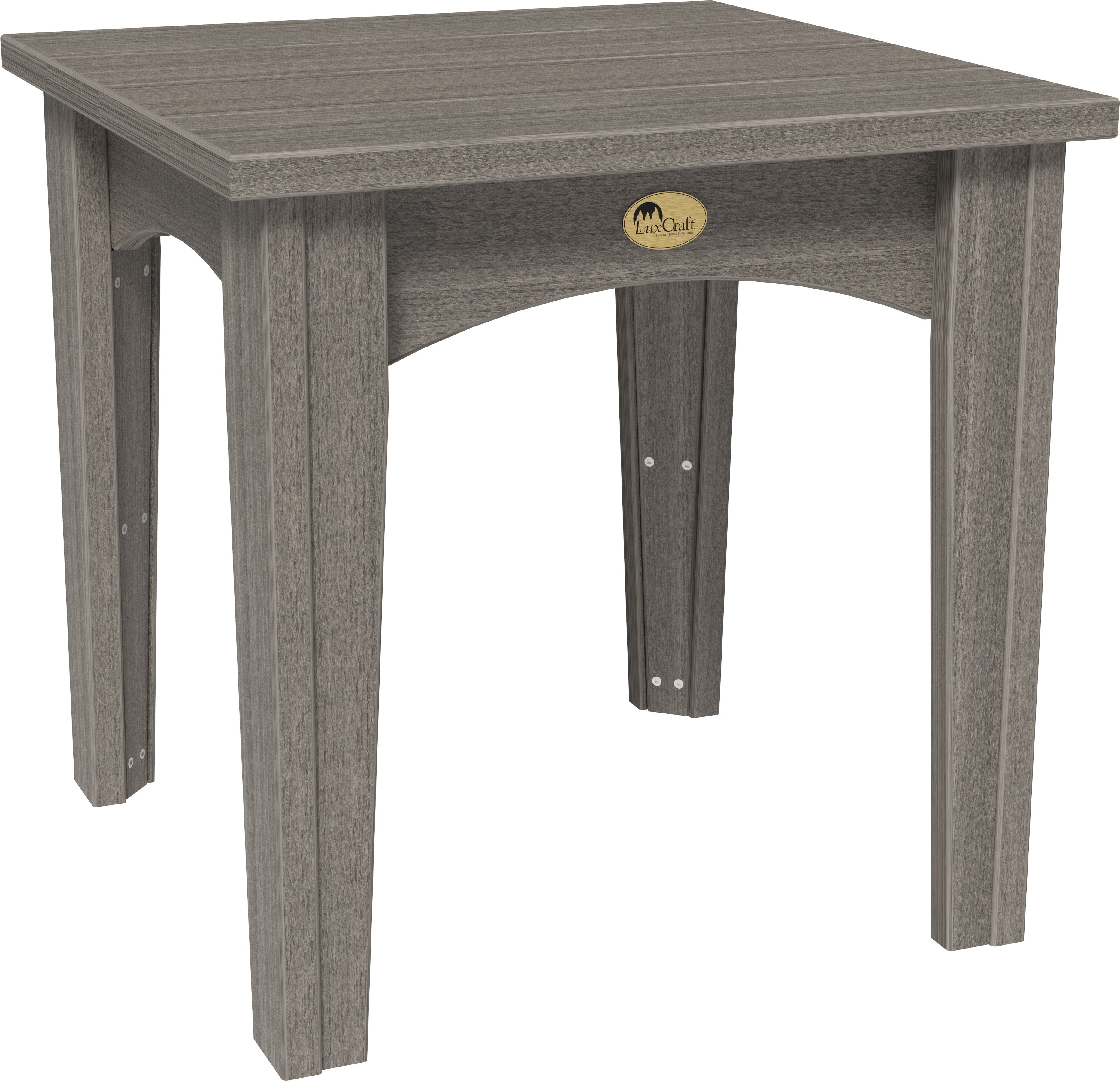 LuxCraft – Island End Table – Modern Outdoor Side Table for Patio Seating