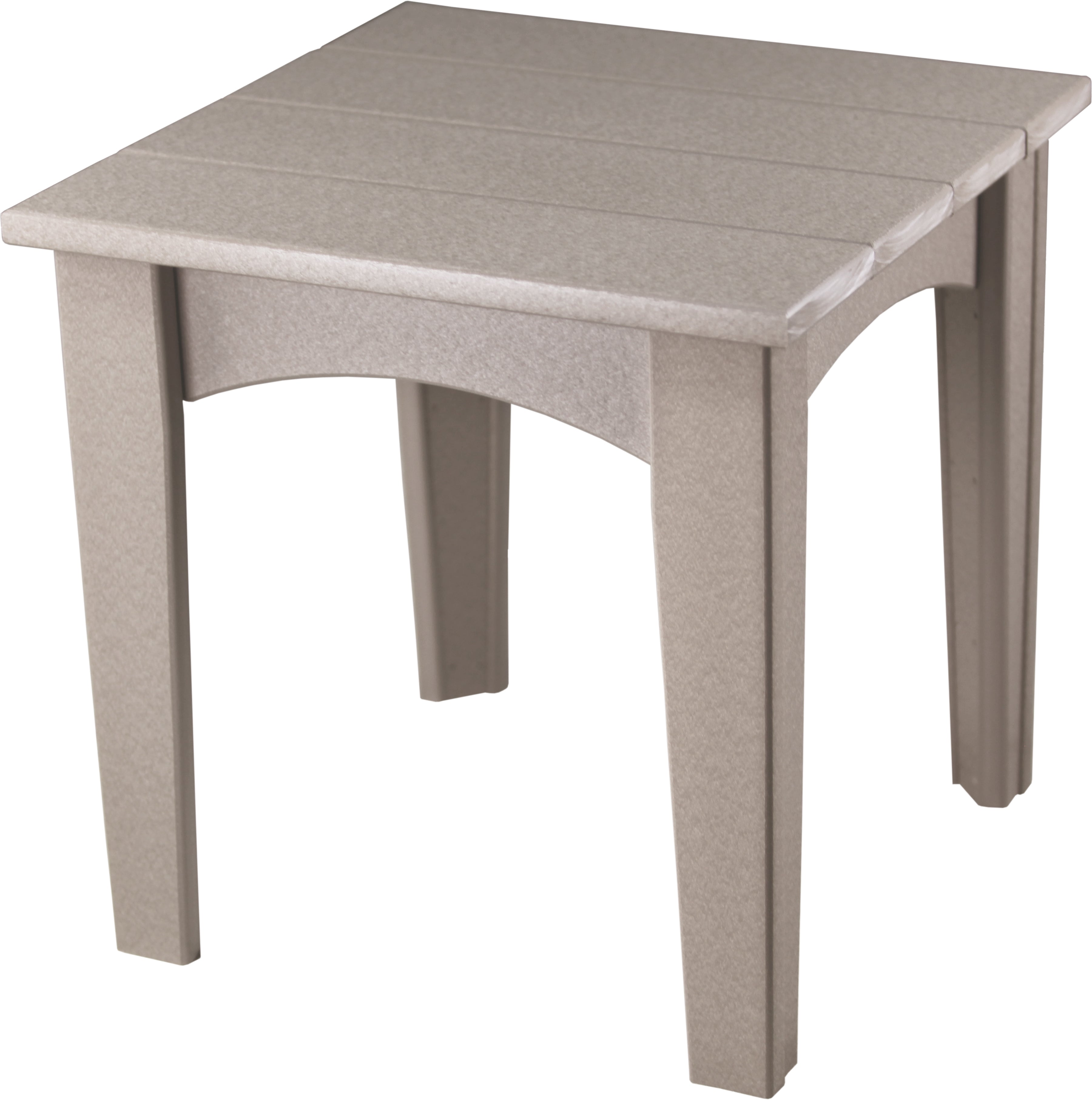 LuxCraft – Island End Table – Modern Outdoor Side Table for Patio Seating
