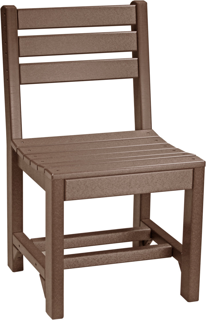 LuxCraft – Island Side Chair – Modern Outdoor Dining Chair for Patio Tables