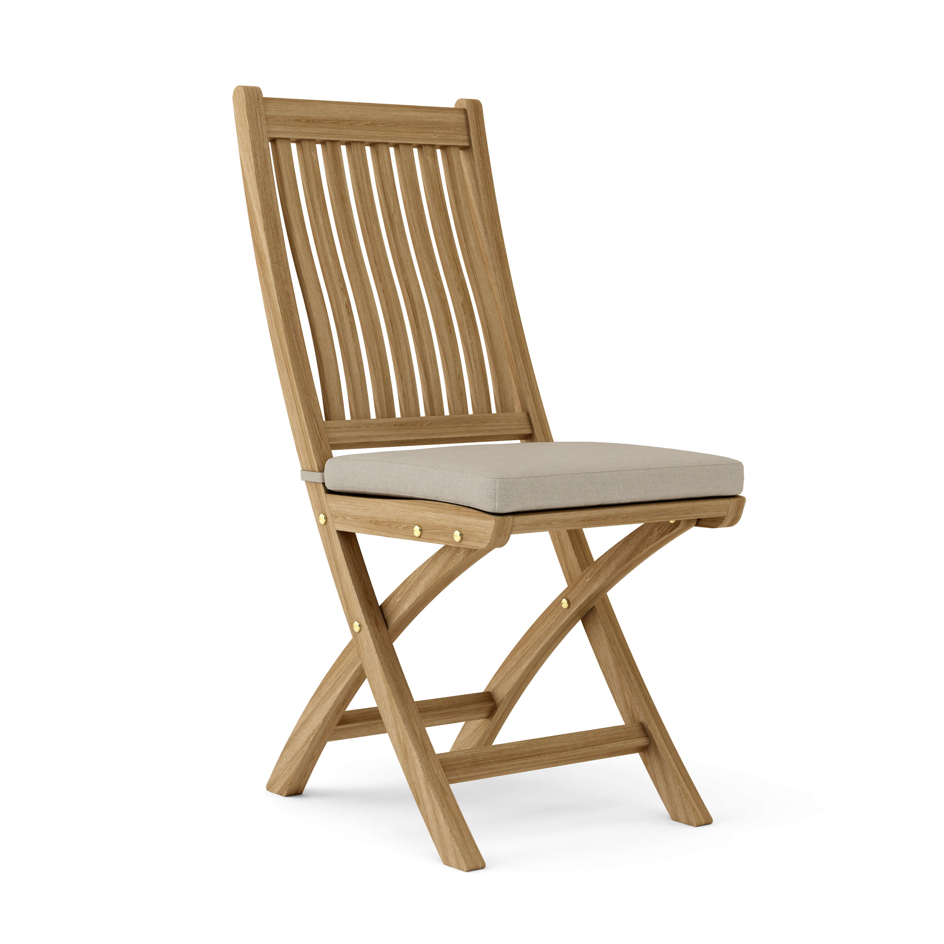 Anderson Teak Tropico Folding Chair (2-PC) – Solid Teak Outdoor Seating