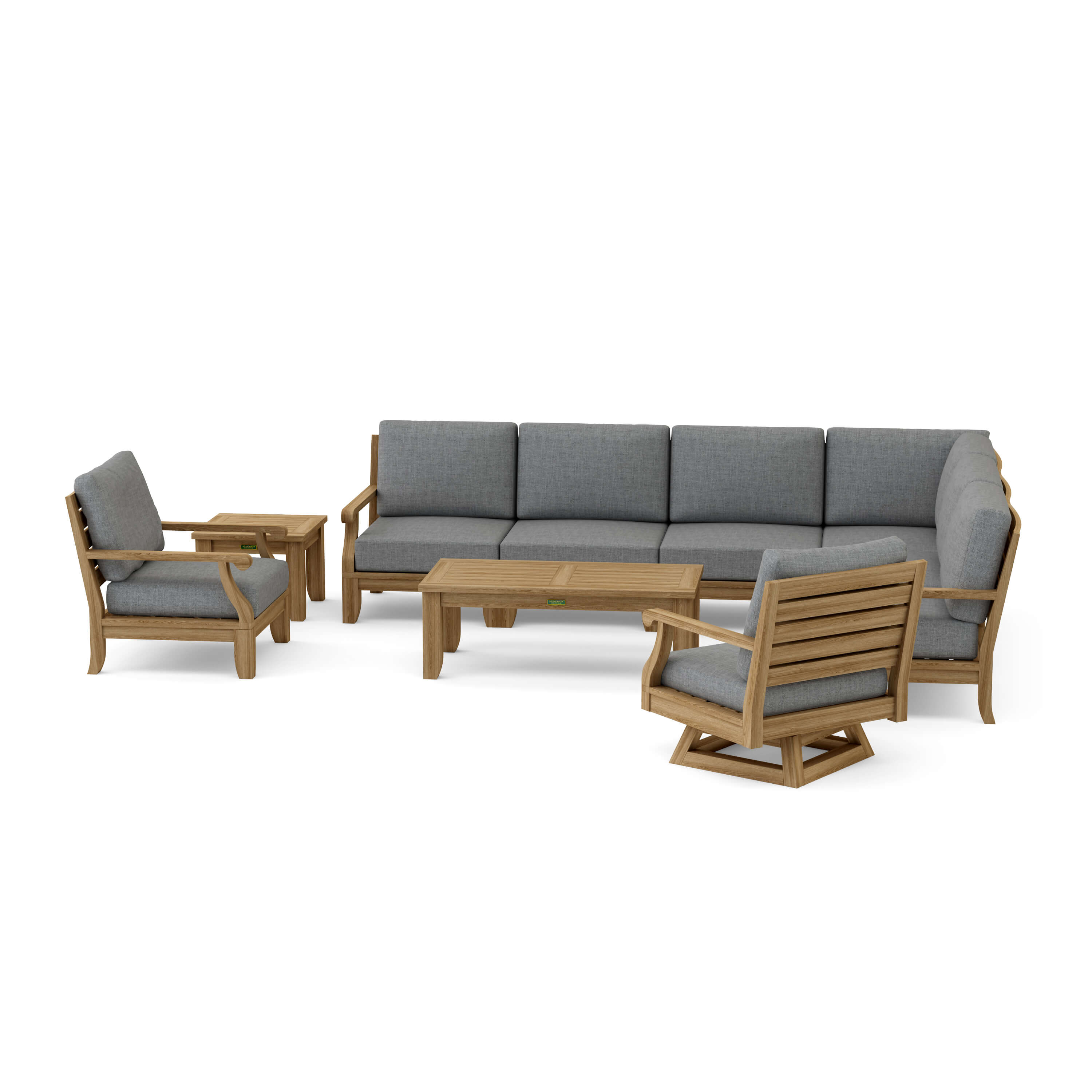 Anderson Teak RIVIERA MODULAR DEEP SEATING SET-98