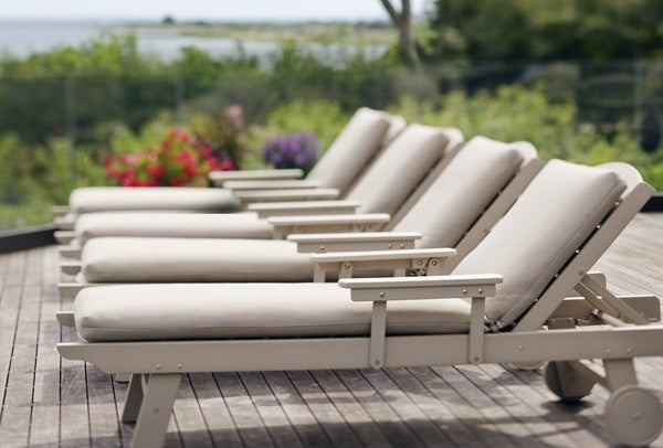 Seaside Kingston Chaise Folding Arm Kit – Outdoor Lounge Chair Accessory