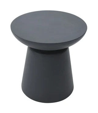 Elementi Home Kylix 14″ Round Concrete Side Table Small