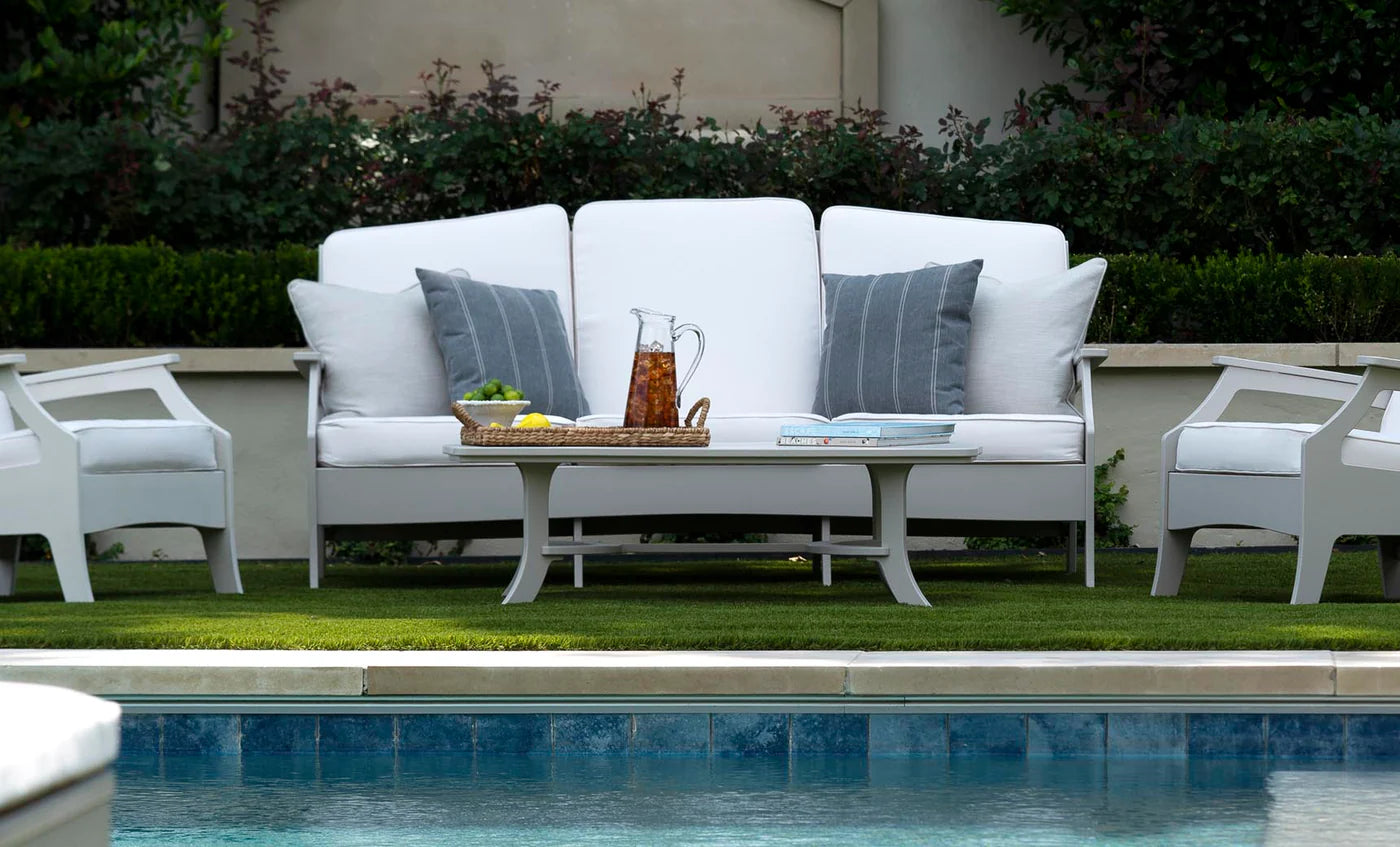 Ledge Lounger Legacy Sofa Cushioned All-Weather Outdoor Patio Sofa