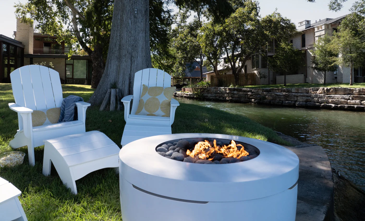 Ledge Lounger Legacy Adirondack Ottoman All-Weather Outdoor Footrest