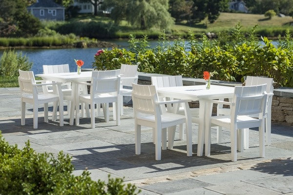Seaside MAD 25″ Aluminum Outdoor Dining Arm Chair