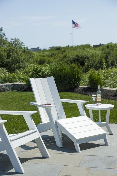 Seaside MAD Foot Stool – Outdoor Adirondack Footrest Seating