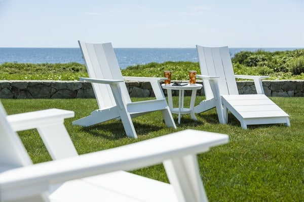 Seaside MAD Foot Stool – Outdoor Adirondack Footrest Seating