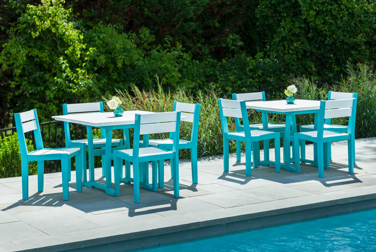 Seaside Coastline Cafe Bar Chair – Modern Outdoor Bar Height Seating
