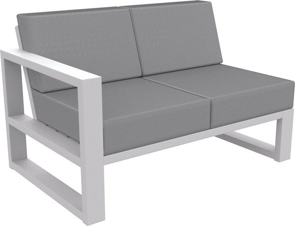 Seaside MIA Double Left Arm Section – Outdoor Patio Modular Seating