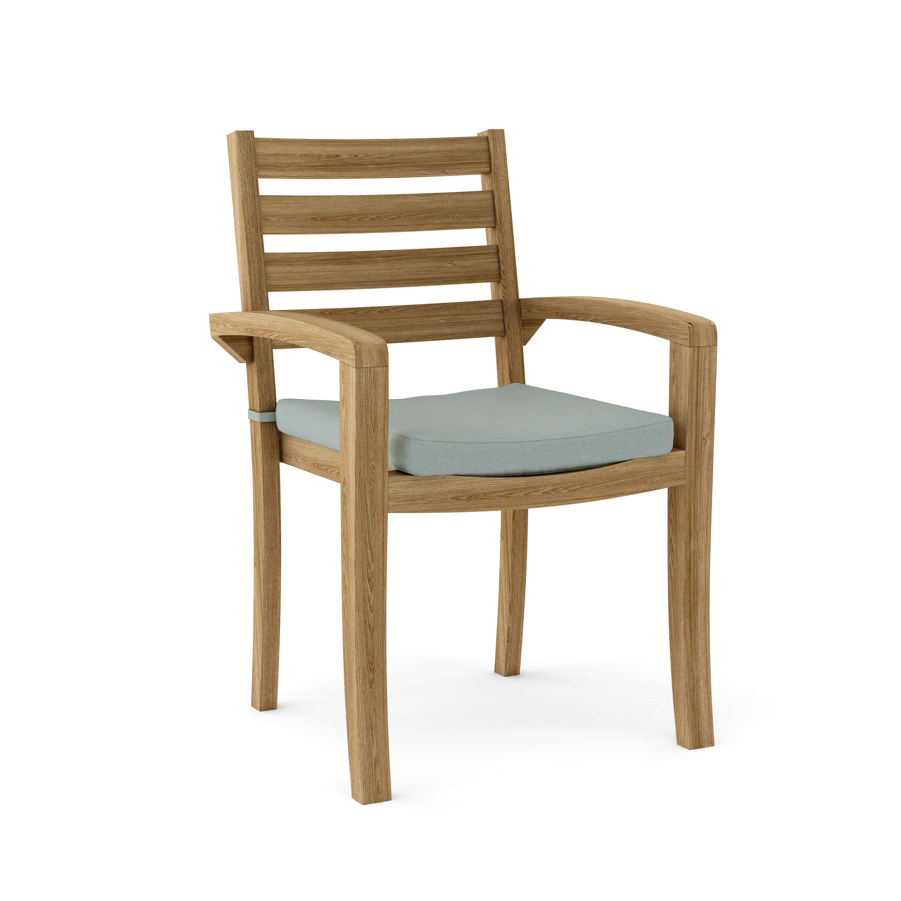 Anderson Teak Catalina Stacking Armchair (4-PCS) – Solid Teak Outdoor Seating
